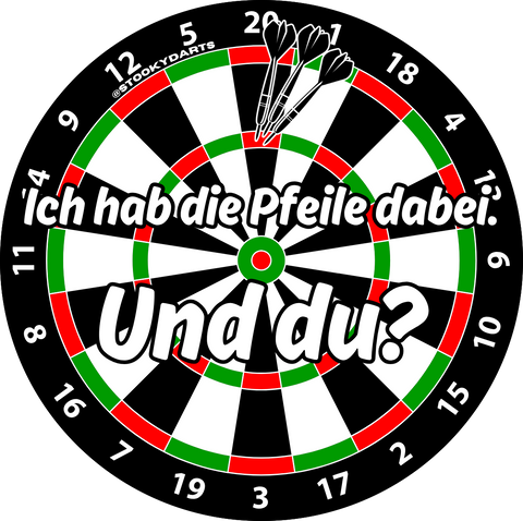 Darts Sticker-Set – 3-teilig | Premium Outdoor-Qualität by stookyDarts