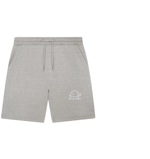 DHTT - white line - Organic Jogger Shorts (Stick)
