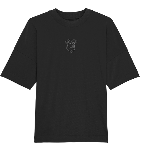 spryDog - Border Collie - Organic Oversize Shirt (Stick)